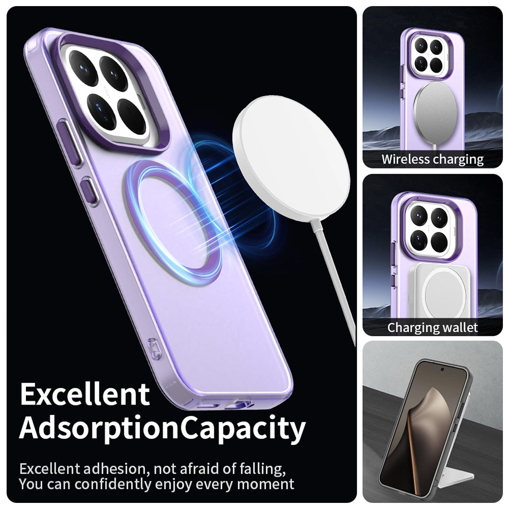 Custodia MagSafe per Xiaomi 17T Pro, Techsuit, CandyCase, Viola