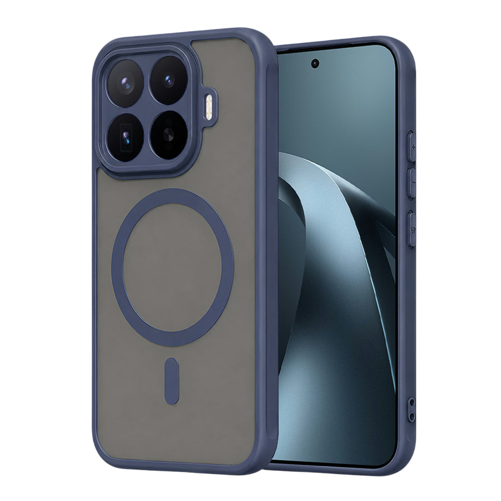 Custodia MagSafe per Xiaomi 17T Pro, Techsuit, HaloFrost II, Blu Navy