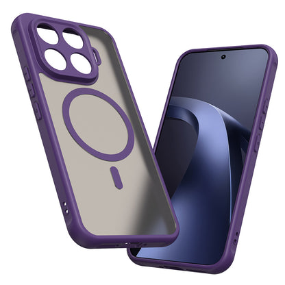 Custodia MagSafe per Xiaomi 17T Pro, Techsuit, HaloFrost II, Viola