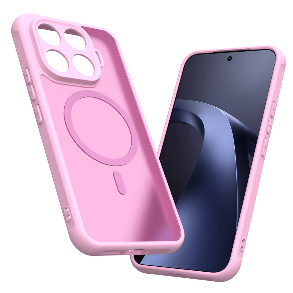 Coque MagSafe pour Xiaomi 17T Pro, Techsuit, HaloFrost II, Rose