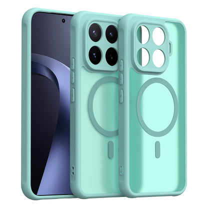 Coque MagSafe pour Xiaomi 17T Pro, Techsuit, HaloFrost II, Vert Clair