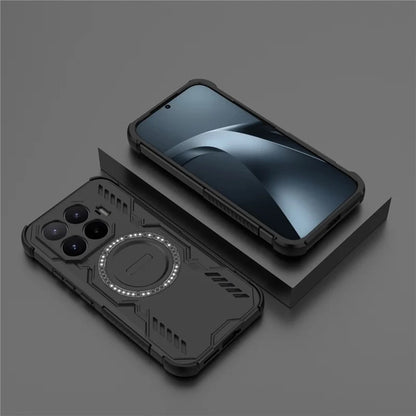 Custodia MagSafe per Xiaomi 17T, Techsuit, ArmorMag, Nera