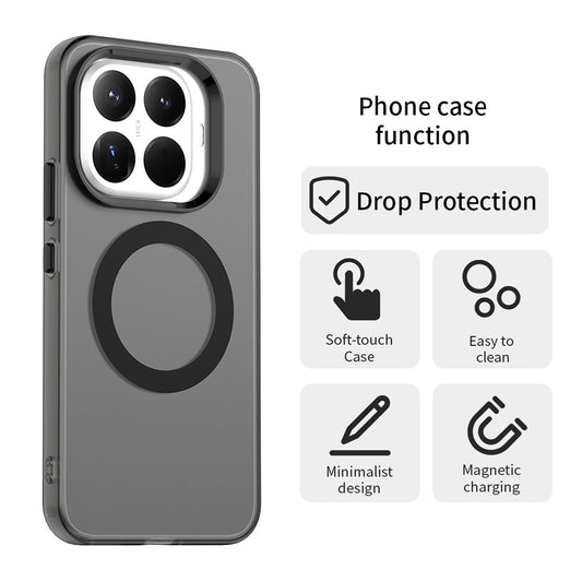 Custodia MagSafe per Xiaomi 17T, Techsuit, CandyCase, Nera