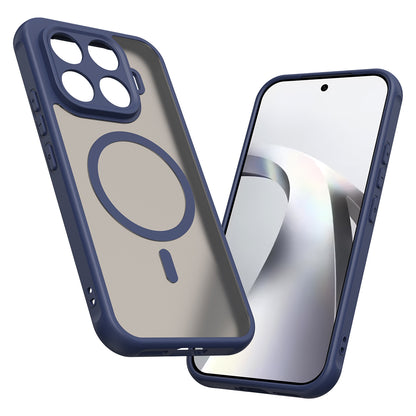 Custodia MagSafe per Xiaomi 17T, Techsuit, HaloFrost II, Blu Navy