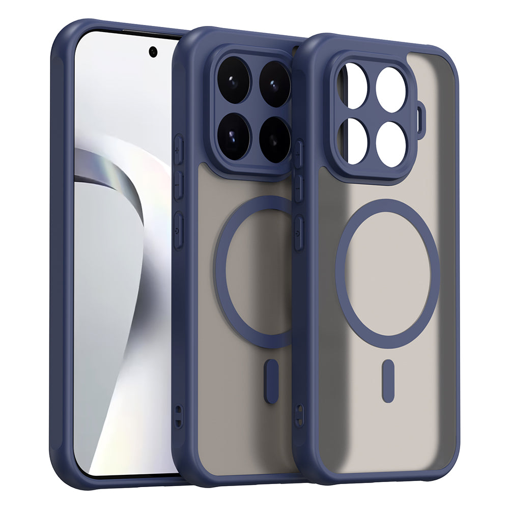 Custodia MagSafe per Xiaomi 17T, Techsuit, HaloFrost II, Blu Navy
