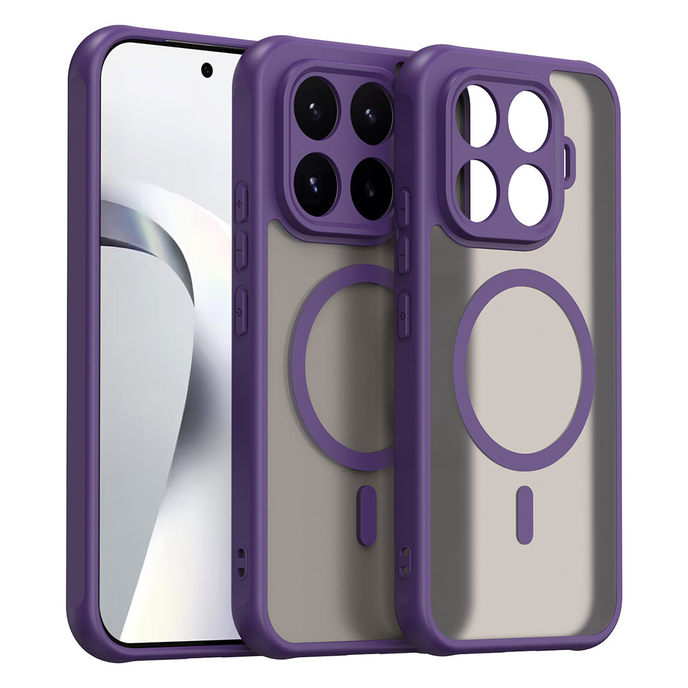 Custodia MagSafe per Xiaomi 17T, Techsuit, HaloFrost II, Viola