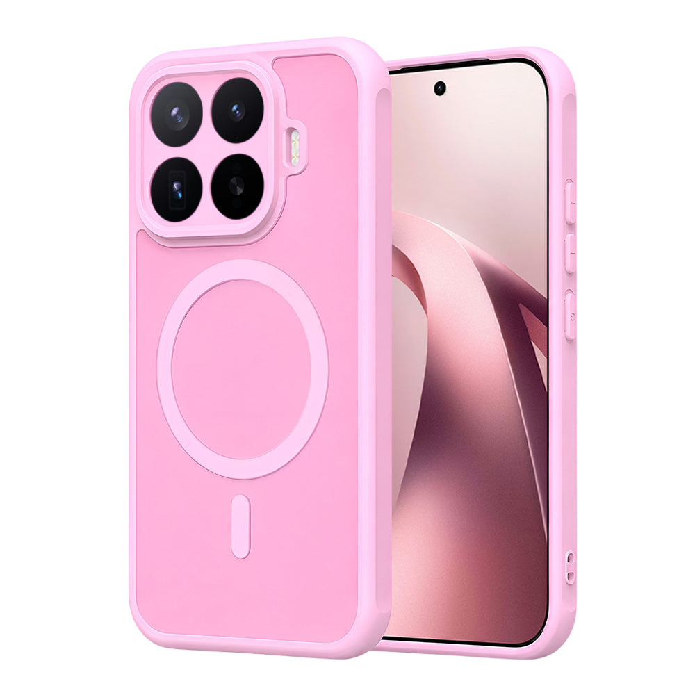 Custodia MagSafe per Xiaomi 17T, Techsuit, HaloFrost II, Rosa