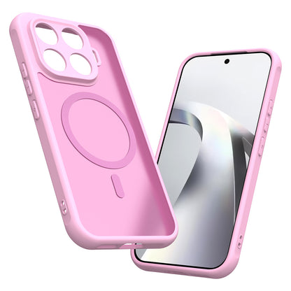 Custodia MagSafe per Xiaomi 17T, Techsuit, HaloFrost II, Rosa