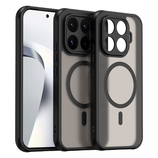 Custodia MagSafe per Xiaomi 17T, Techsuit, HaloFrost II, Nera
