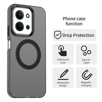 Custodia MagSafe per Xiaomi Poco C85 4G / Redmi 15C 5G / 15C 4G, Techsuit, CandyCase, Nera