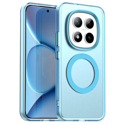 Housse MagSafe pour Xiaomi Poco M8 Pro / Redmi Note 15 Pro+ 5G, Techsuit, CandyCase, Bleue