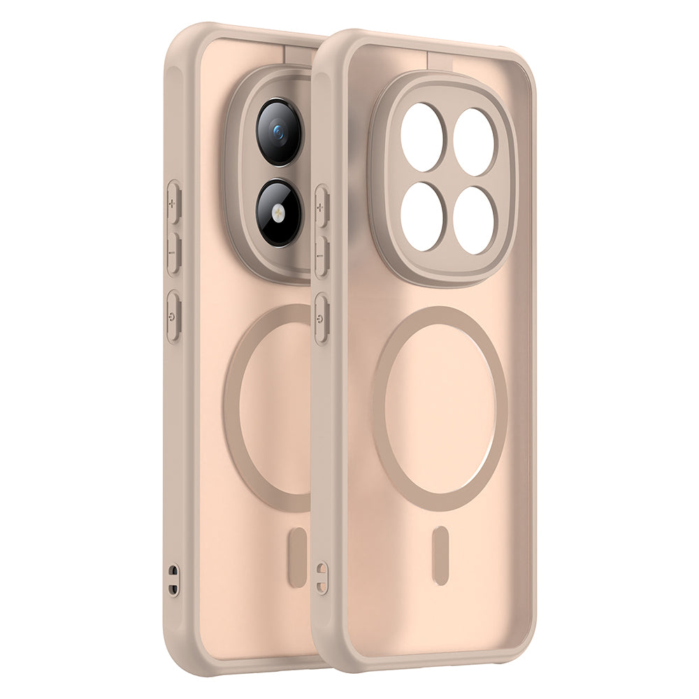 Custodia MagSafe per Xiaomi Poco M8 Pro / Redmi Note 15 Pro+ 5G, Techsuit, HaloFrost II, Dorata