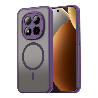 Custodia MagSafe per Xiaomi Poco M8 Pro / Redmi Note 15 Pro+ 5G, Techsuit, HaloFrost II, Viola