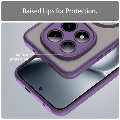 Custodia MagSafe per Xiaomi Poco M8 Pro / Redmi Note 15 Pro+ 5G, Techsuit, HaloFrost II, Viola