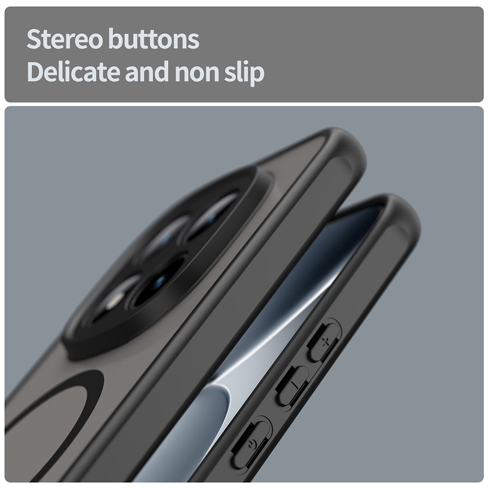 Custodia MagSafe per Xiaomi Poco M8 Pro / Redmi Note 15 Pro+ 5G, Techsuit, HaloFrost II, Nera