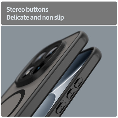 Custodia MagSafe per Xiaomi Poco M8 Pro / Redmi Note 15 Pro+ 5G, Techsuit, HaloFrost II, Nera