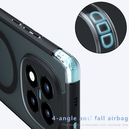 Étui MagSafe pour Xiaomi Poco M8 Pro / Redmi Note 15 Pro+ 5G, Techsuit, PureFrost, Noir Satiné