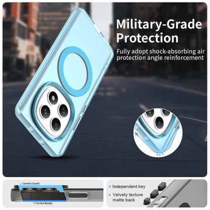 Custodia MagSafe per Xiaomi Poco M8 / Redmi Note 15 5G / Note 15 4G, Techsuit, CandyCase, Blu