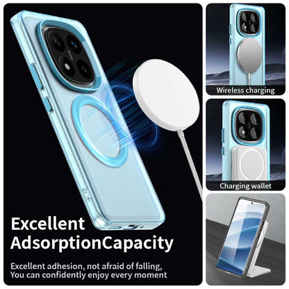 Custodia MagSafe per Xiaomi Poco X7 / Redmi Note 14 Pro 5G, Techsuit, CandyCase, Blu