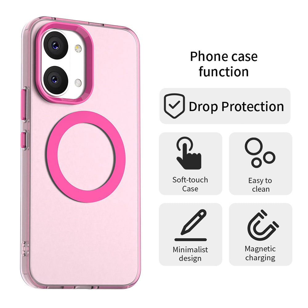 Coque MagSafe pour Xiaomi Poco X8 Pro Max, Techsuit, CandyCase, Rose