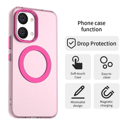 Coque MagSafe pour Xiaomi Poco X8 Pro Max, Techsuit, CandyCase, Rose
