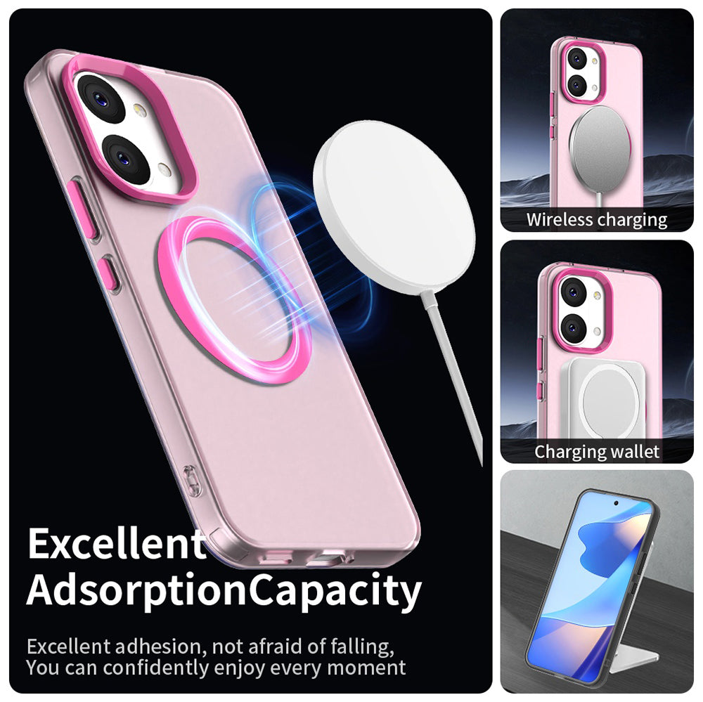 Coque MagSafe pour Xiaomi Poco X8 Pro Max, Techsuit, CandyCase, Rose