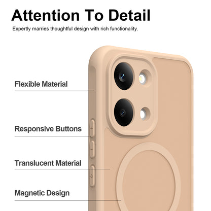 Coque MagSafe pour Xiaomi Poco X8 Pro Max, Techsuit, HaloFrost II, Dorée