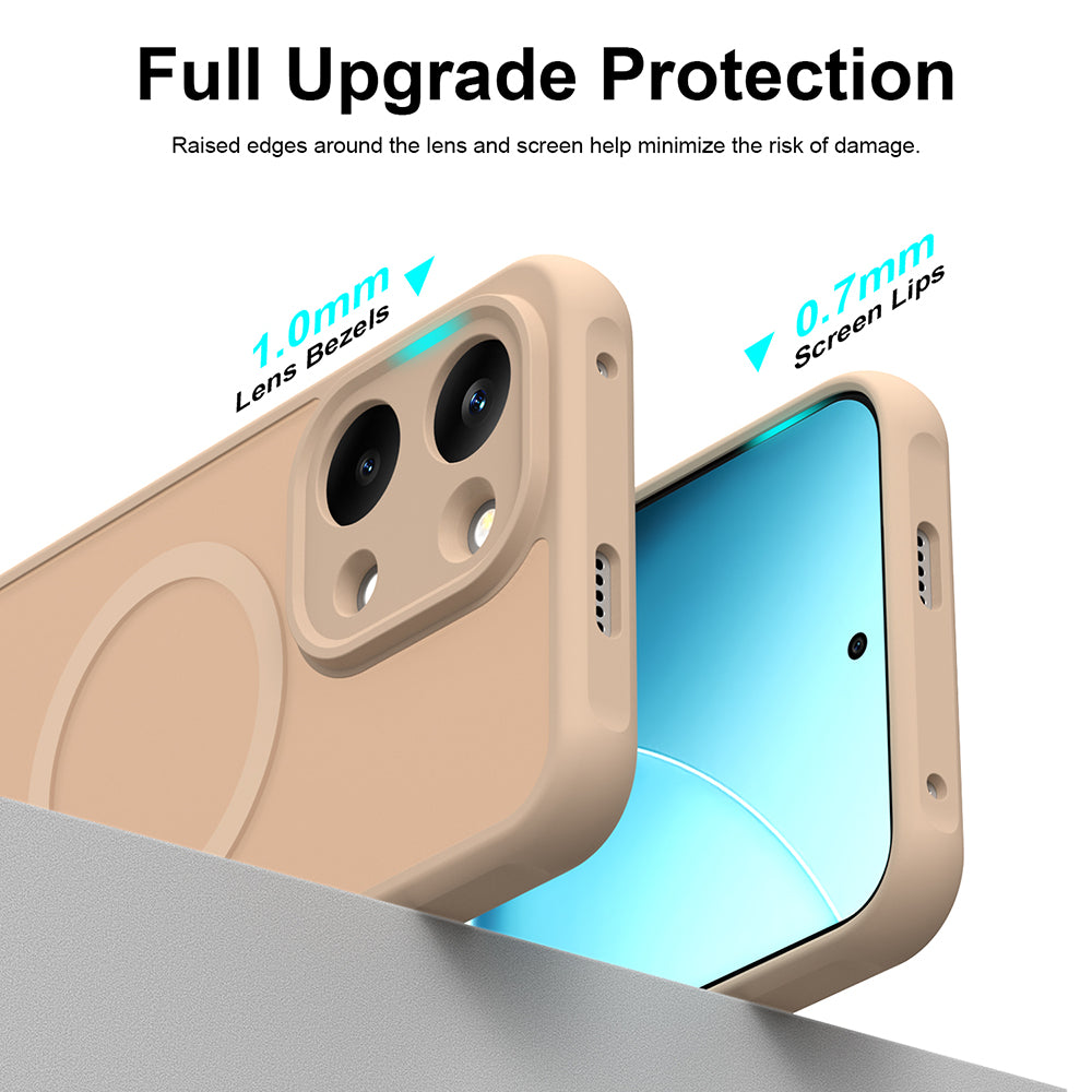 Coque MagSafe pour Xiaomi Poco X8 Pro Max, Techsuit, HaloFrost II, Dorée