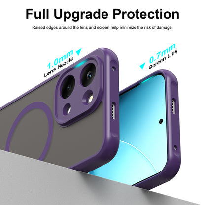 Coque MagSafe pour Xiaomi Poco X8 Pro Max, Techsuit, HaloFrost II, Violet