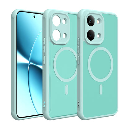 Coque MagSafe pour Xiaomi Poco X8 Pro Max, Techsuit, HaloFrost II, Vert Clair