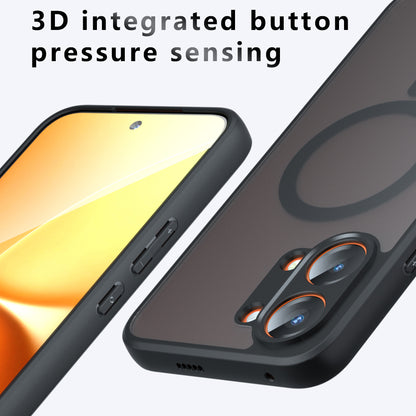 Coque MagSafe pour Xiaomi Poco X8 Pro Max, Techsuit, PureFrost, Noir Satiné