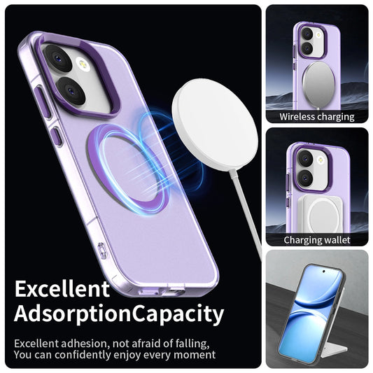 MagSafe-Hülle für Xiaomi Poco X8 Pro, Techsuit, CandyCase, Lila