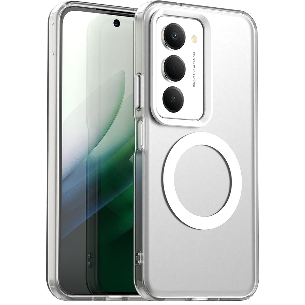 Custodia MagSafe per Xiaomi Redmi 15 5G / 15 4G, Techsuit, CandyCase, Bianca