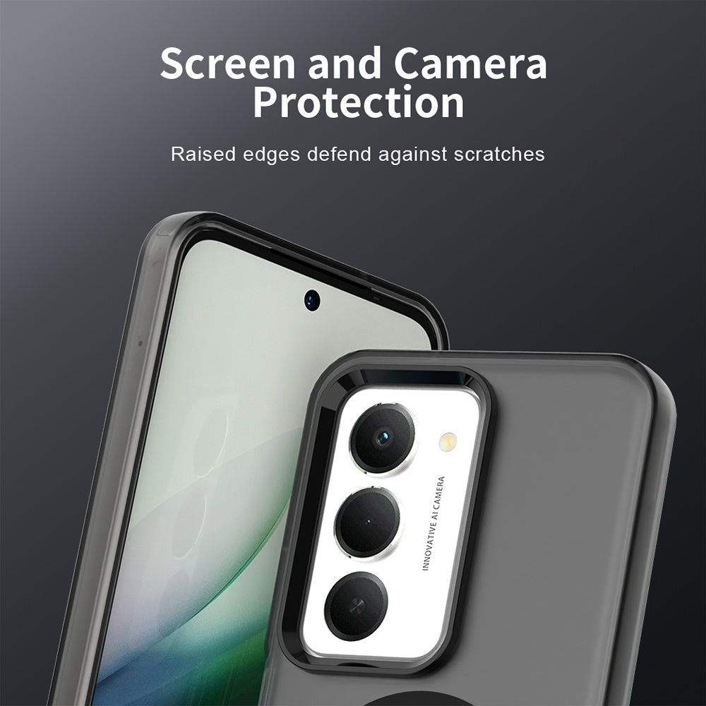 Housse MagSafe pour Xiaomi Redmi 15 5G / 15 4G, Techsuit, CandyCase, Noire