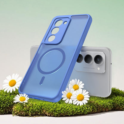 Coque MagSafe pour Xiaomi Redmi 15 5G / 15 4G, Techsuit, HaloFrost II, Bleue