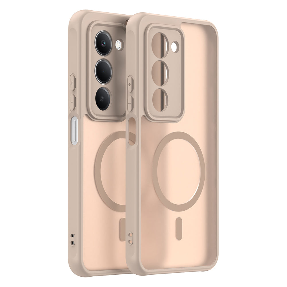 Étui MagSafe pour Xiaomi Redmi 15 5G / 15 4G, Techsuit, HaloFrost II, Doré