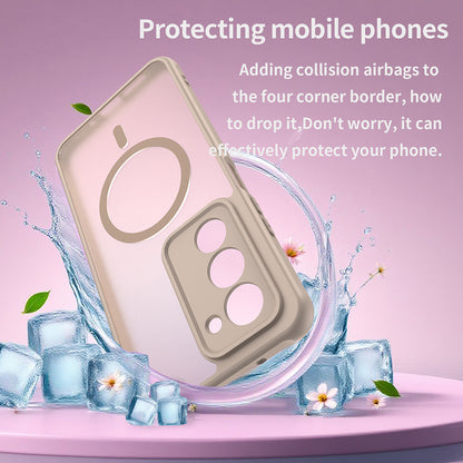 Étui MagSafe pour Xiaomi Redmi 15 5G / 15 4G, Techsuit, HaloFrost II, Doré