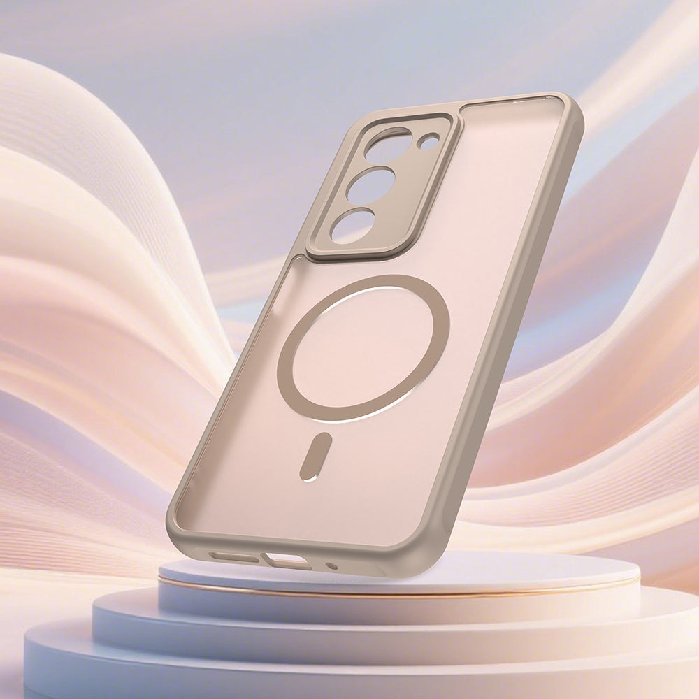 Étui MagSafe pour Xiaomi Redmi 15 5G / 15 4G, Techsuit, HaloFrost II, Doré