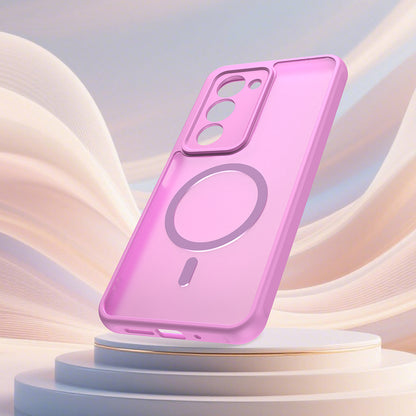 MagSafe Hülle für Xiaomi Redmi 15 5G / 15 4G, Techsuit, HaloFrost II, Rosa