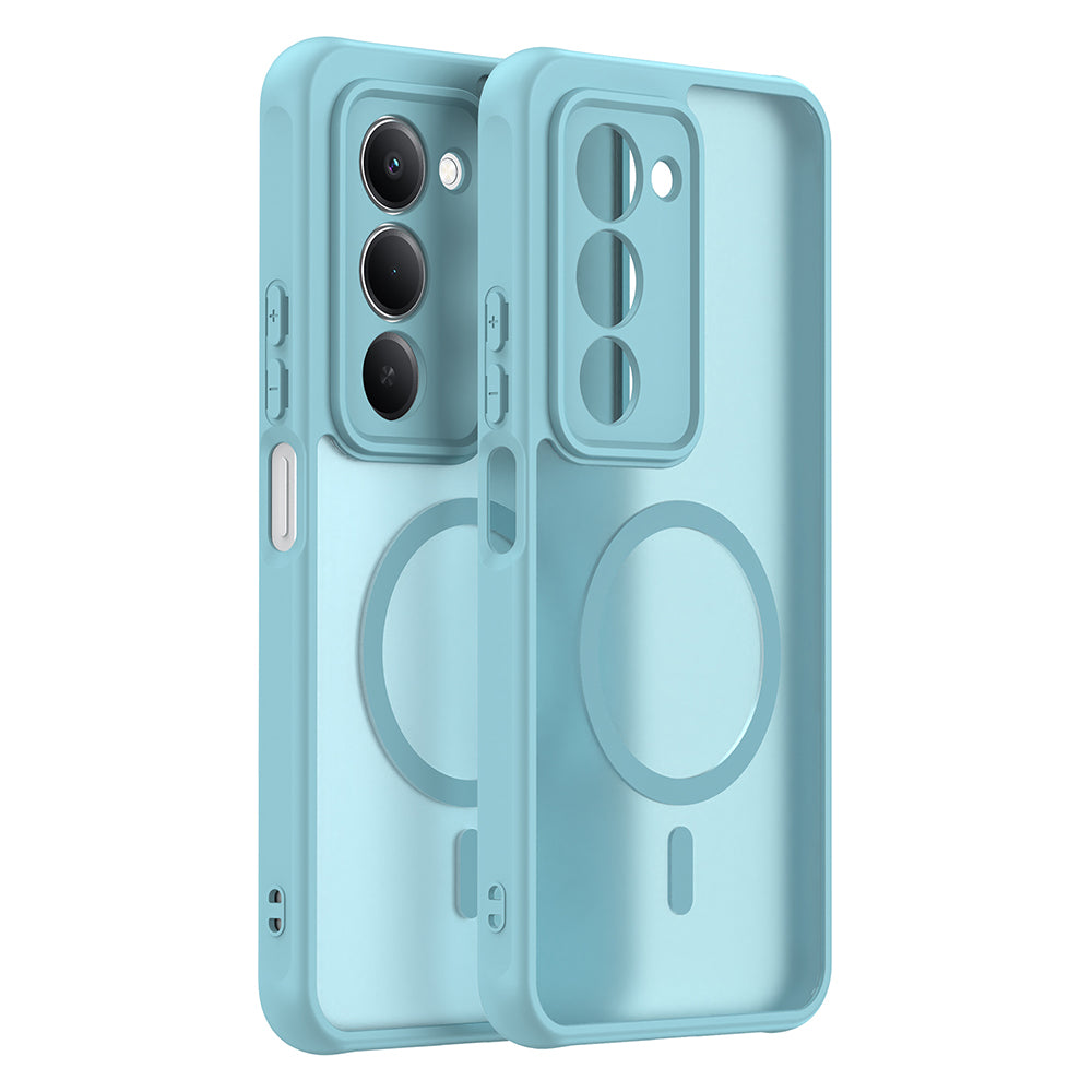 Étui MagSafe pour Xiaomi Redmi 15 5G / 15 4G, Techsuit, HaloFrost II, Vert Clair