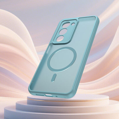 Étui MagSafe pour Xiaomi Redmi 15 5G / 15 4G, Techsuit, HaloFrost II, Vert Clair