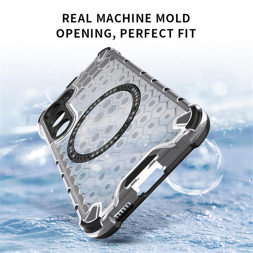 Coque MagSafe pour Xiaomi Redmi 15 5G / 15 4G, Techsuit, HoneyComb Shield, Vert