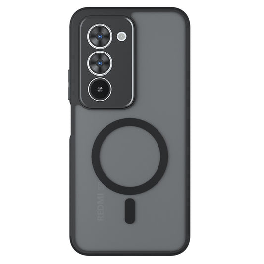 Custodia MagSafe per Xiaomi Redmi 15 5G / 15 4G, Techsuit, PureFrost, Nera Satinata