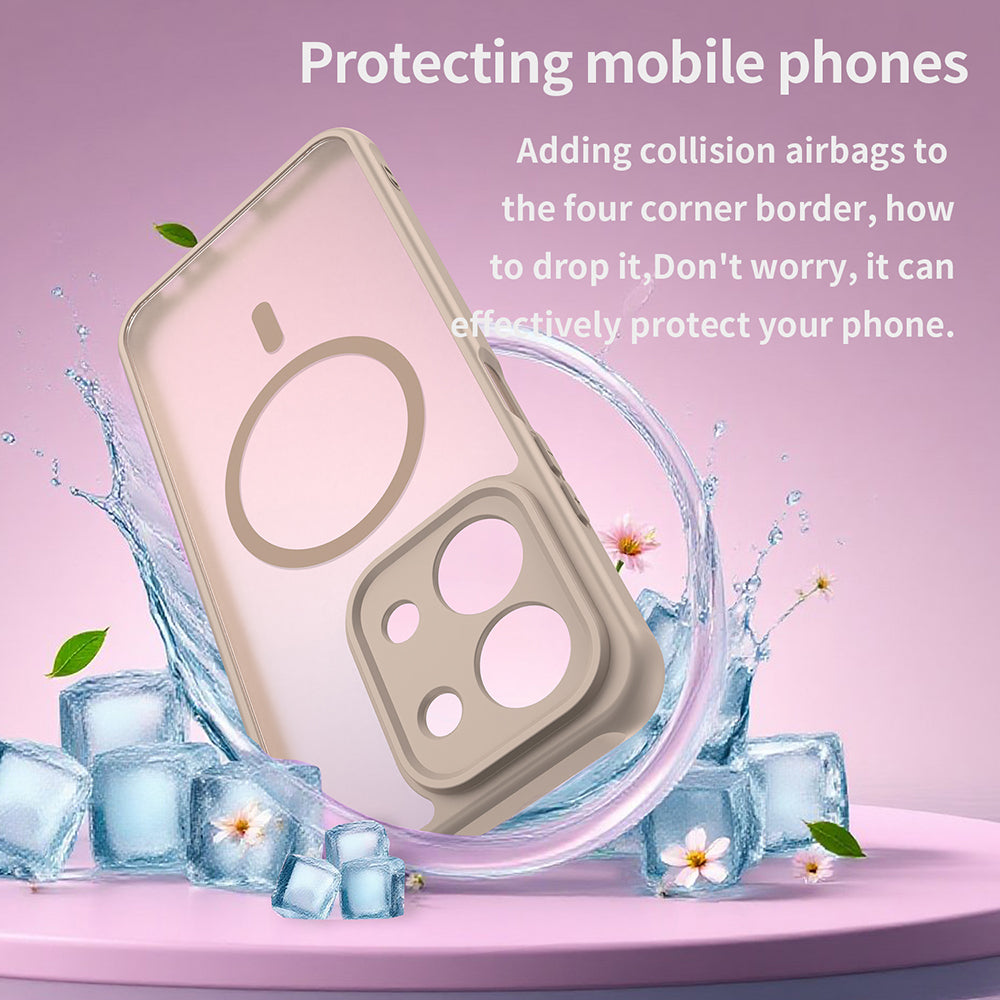 MagSafe Case for Xiaomi Redmi 15C 5G / 15C 4G, Techsuit, HaloFrost II, Gold