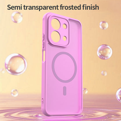 Étui MagSafe pour Xiaomi Redmi 15C 5G / 15C 4G, Techsuit, HaloFrost II, Rose