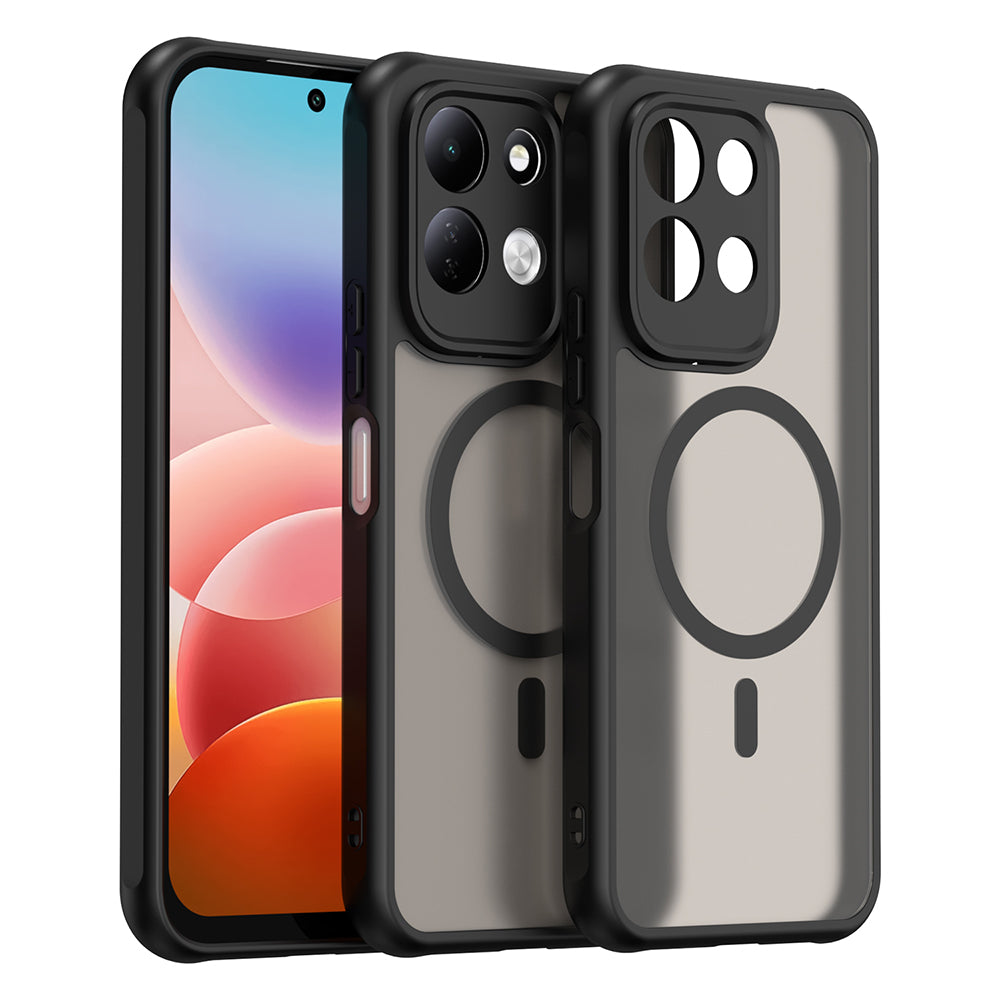 Custodia MagSafe per Xiaomi Redmi 17 5G / 17 4G, Techsuit, HaloFrost II, Nera