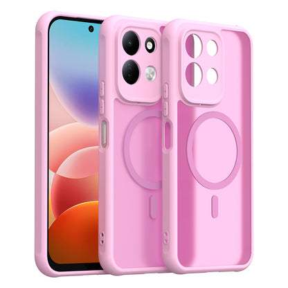 MagSafe Case for Xiaomi Redmi 17 5G / 17 4G, Techsuit, HaloFrost II, Pink