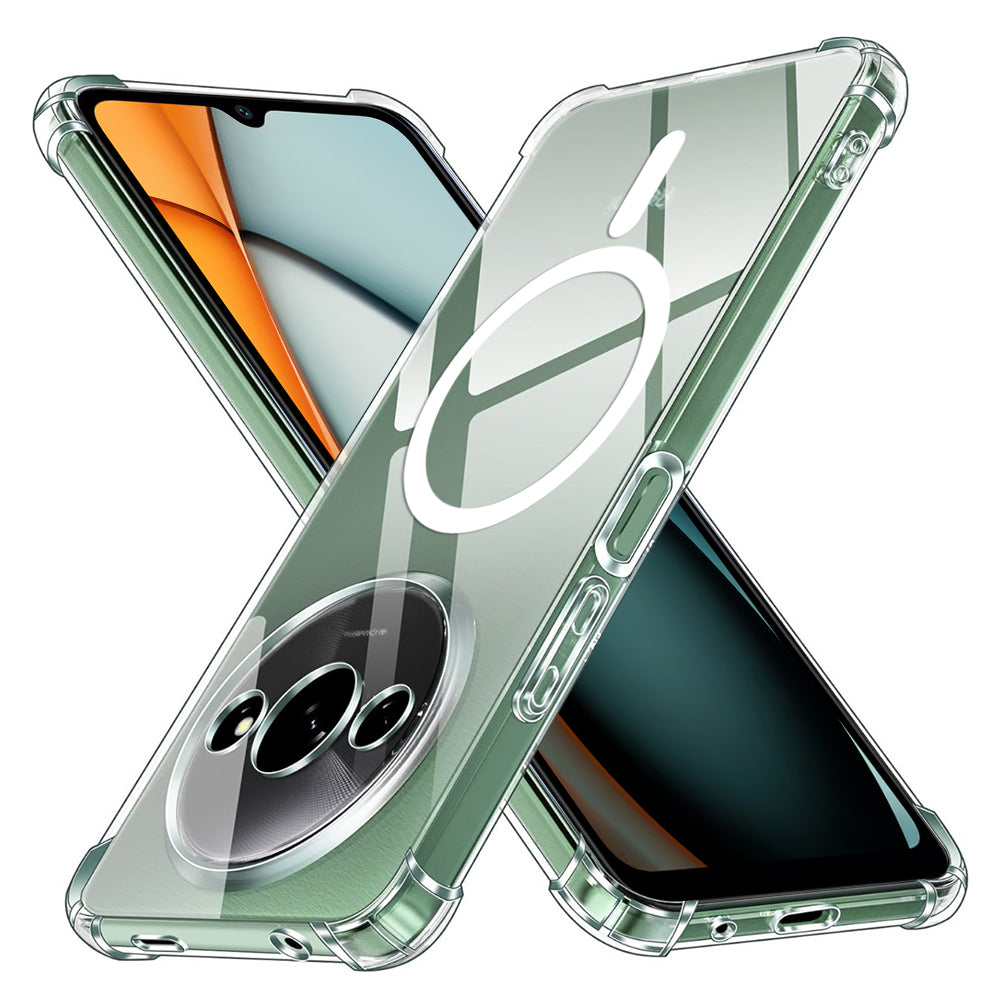 Coque MagSafe pour Xiaomi Redmi A3x / A3, Techsuit, Antichoc, Transparente