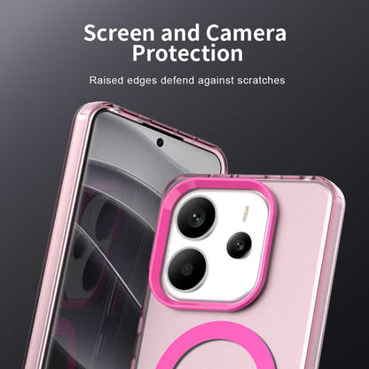 Custodia MagSafe per Xiaomi Redmi Note 14 4G (Regionale), Techsuit, CandyCase, Rosa