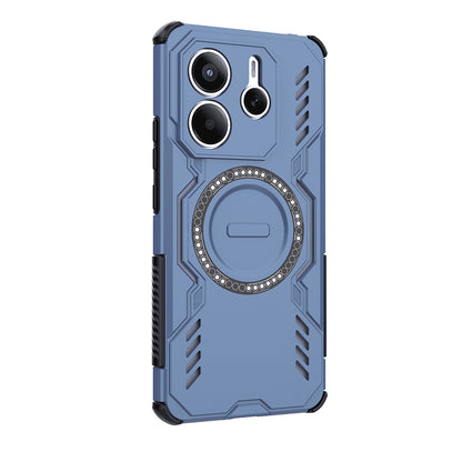 Coque MagSafe pour Xiaomi Redmi Note 14 5G, Techsuit, ArmorMag, Bleue
